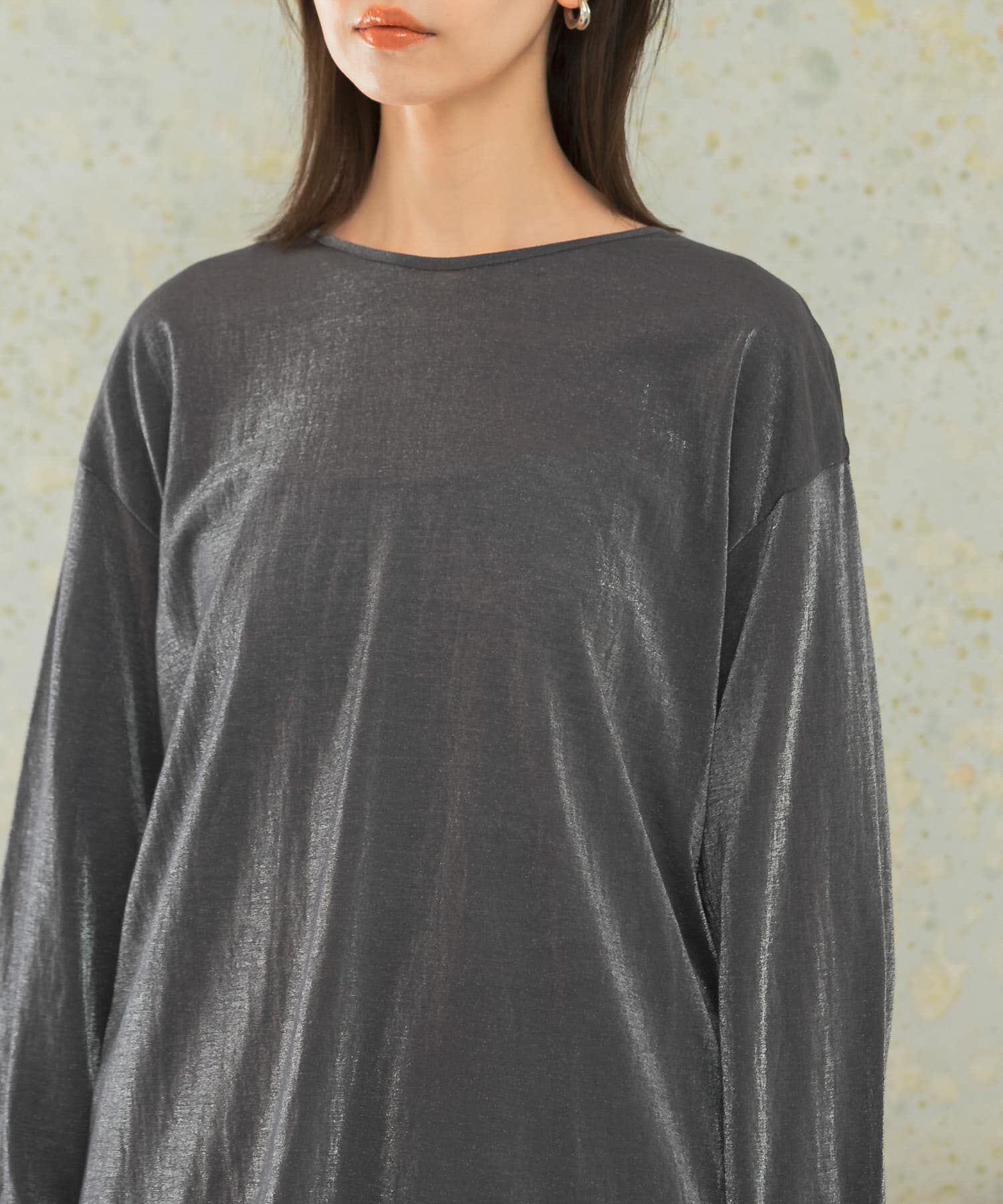 URBAN RESEARCH ROSSO「シアークルーネックロングTシャツ」|Tシャツ・カットソー|