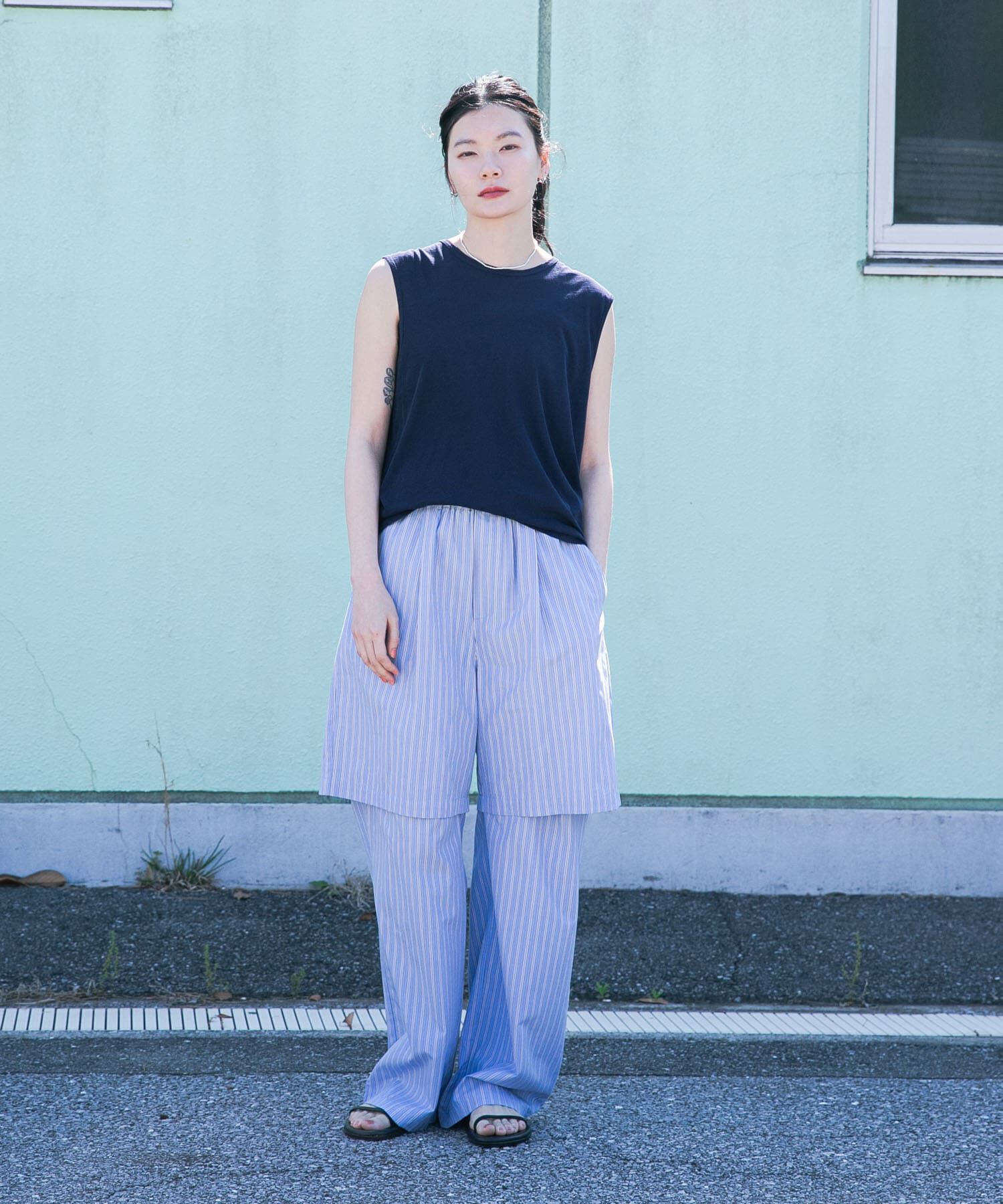 URBAN RESEARCH「new basic　ドライツイストノースリーブカットソー」|Tシャツ・カットソー|