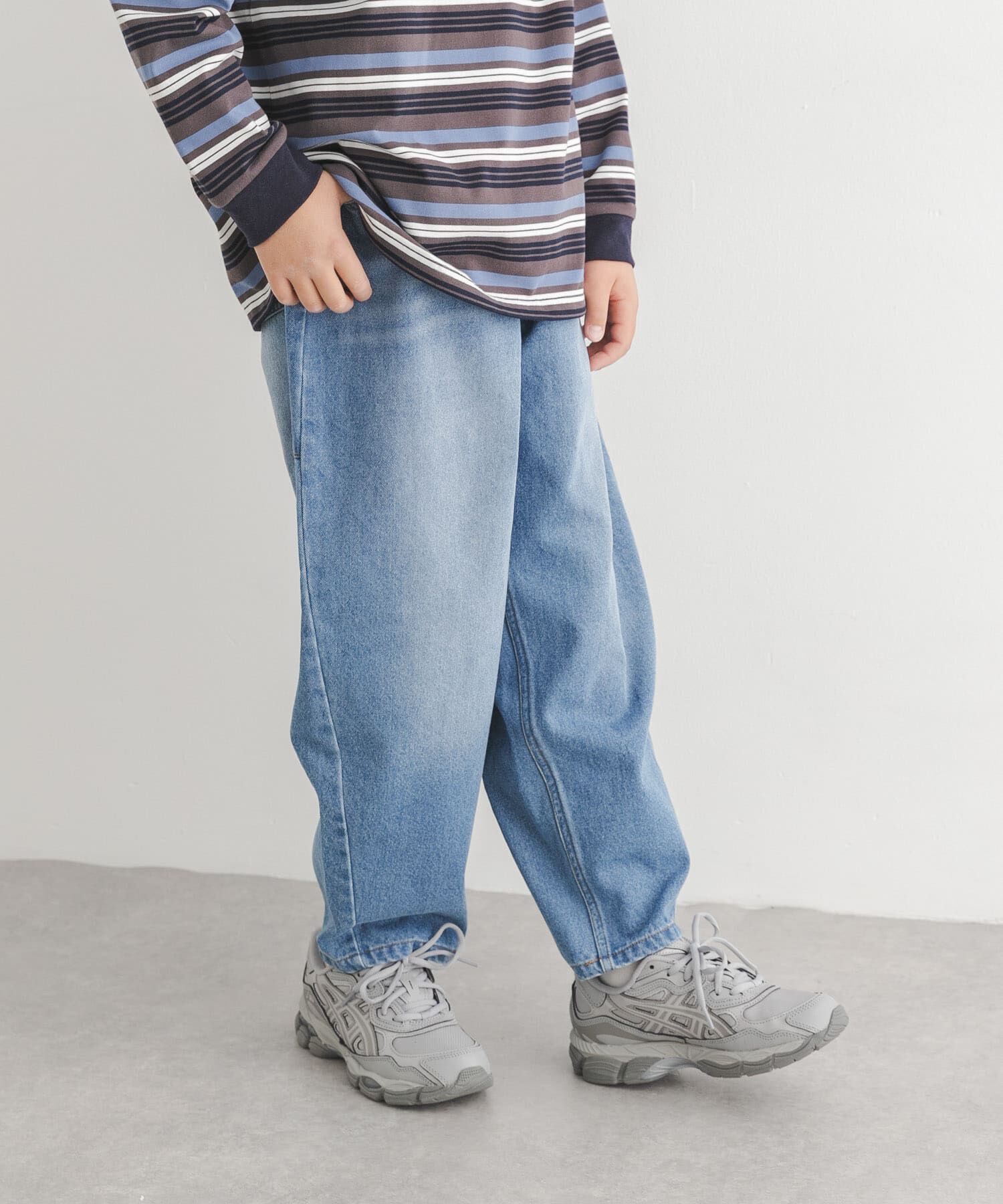 URBAN RESEARCH DOORS「『150サイズ』バレルパンツ(KIDS)」|その他|インディゴブルー