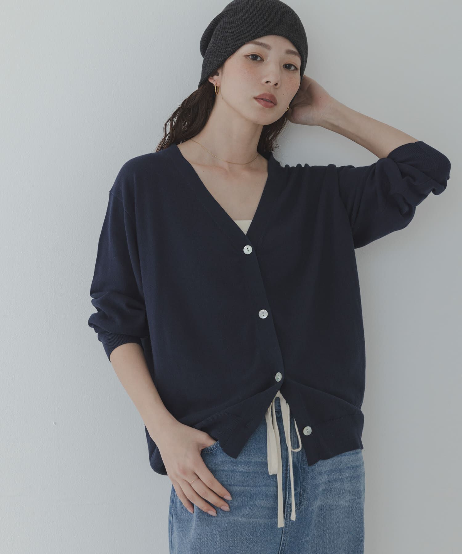 Sonny Label 「『WEB限定』クールミストミディカーディガン」|ニット・セーター|