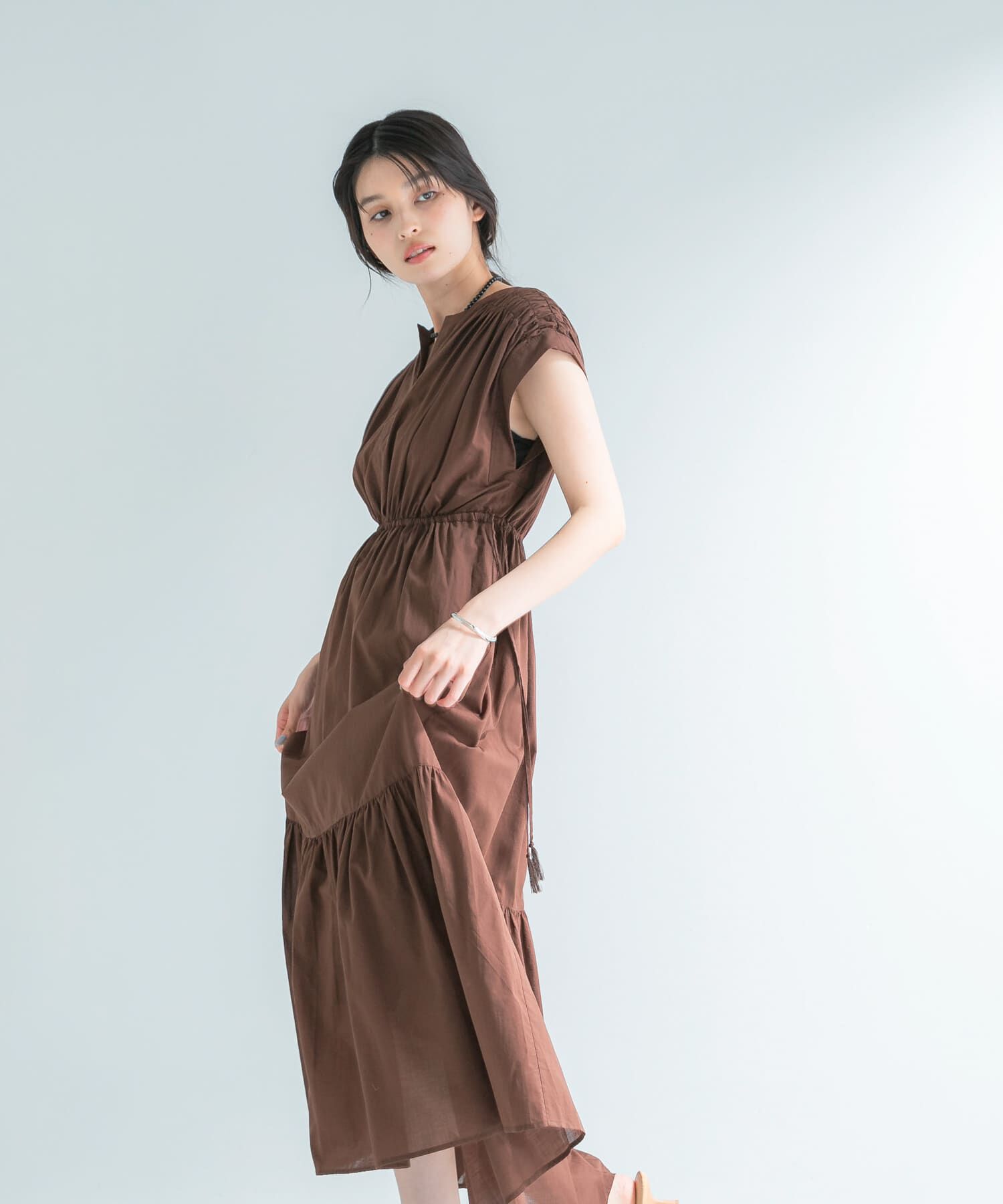 URBAN RESEARCH ROSSO「『WEB限定』コットンボイルワンピース」|ワンピース|