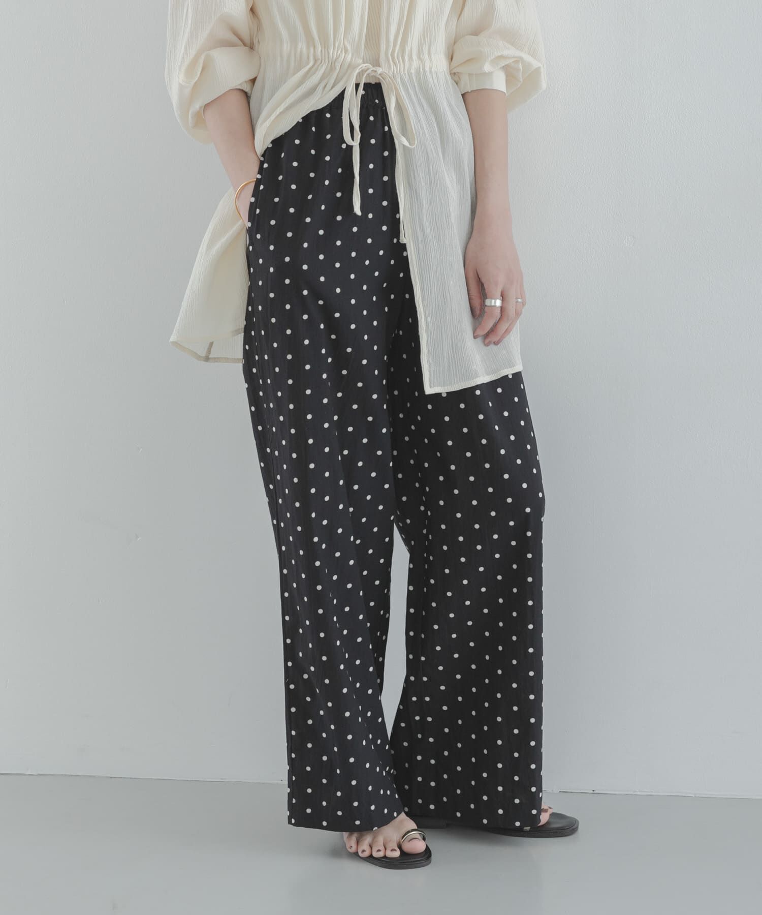 Sonny Label 「『WEB限定』ドットプリントイージーパンツ」|その他|