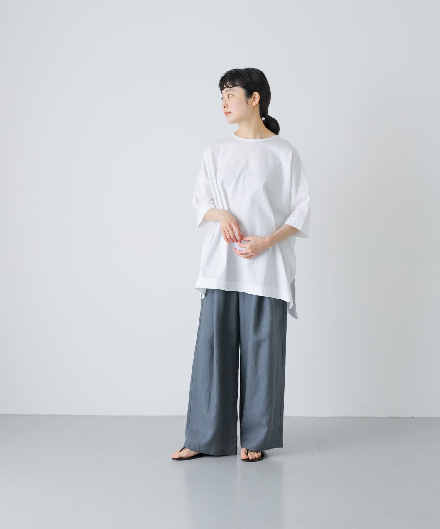 かぐれ「オーバークルーネックカットソー」|Tシャツ・カットソー|