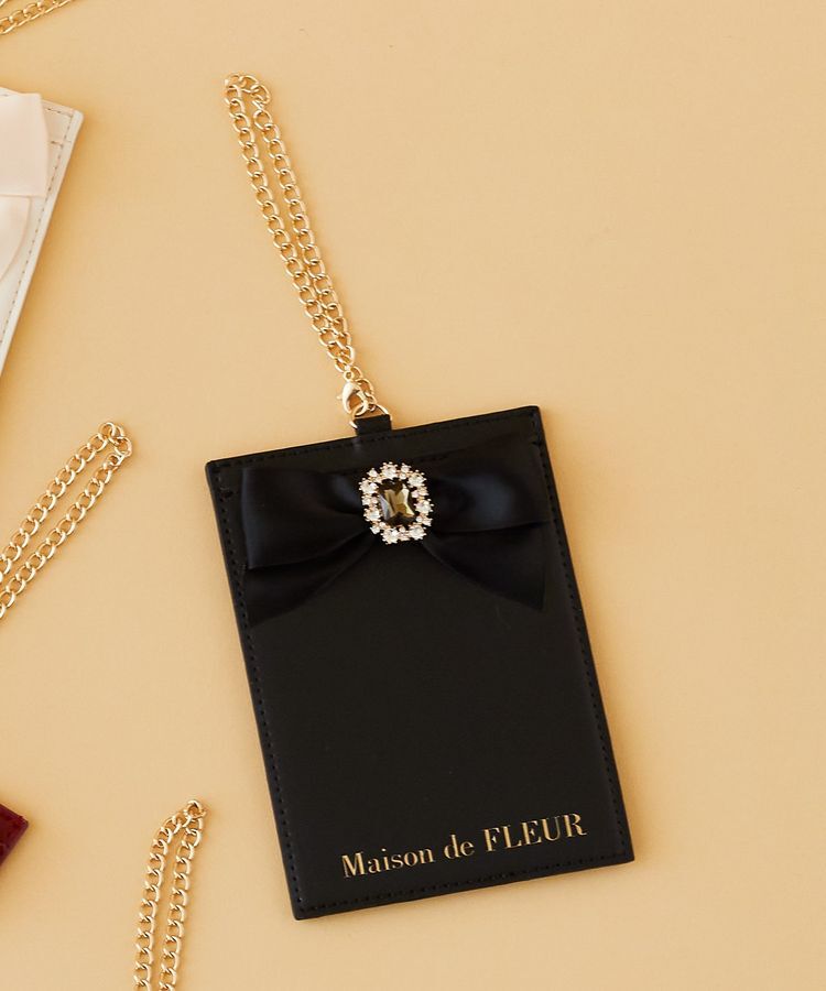 Maison de FLEUR「EC限定フォトケース」|ポーチ|ブラック
