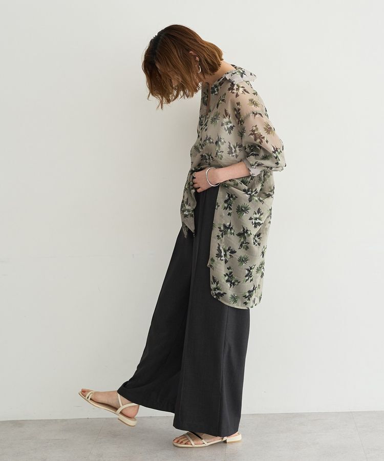 YECCA VECCA「＜UVカット＞サラサライージーワイドパンツ」|その他|