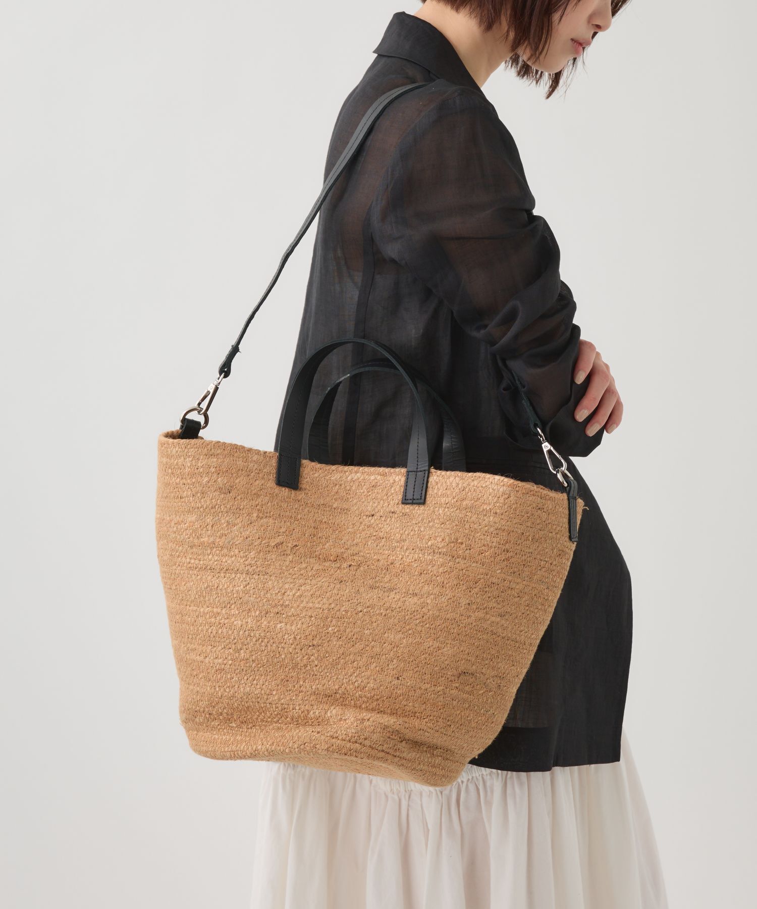  「【beej】JUTE TOTE BAG」|かごバッグ|