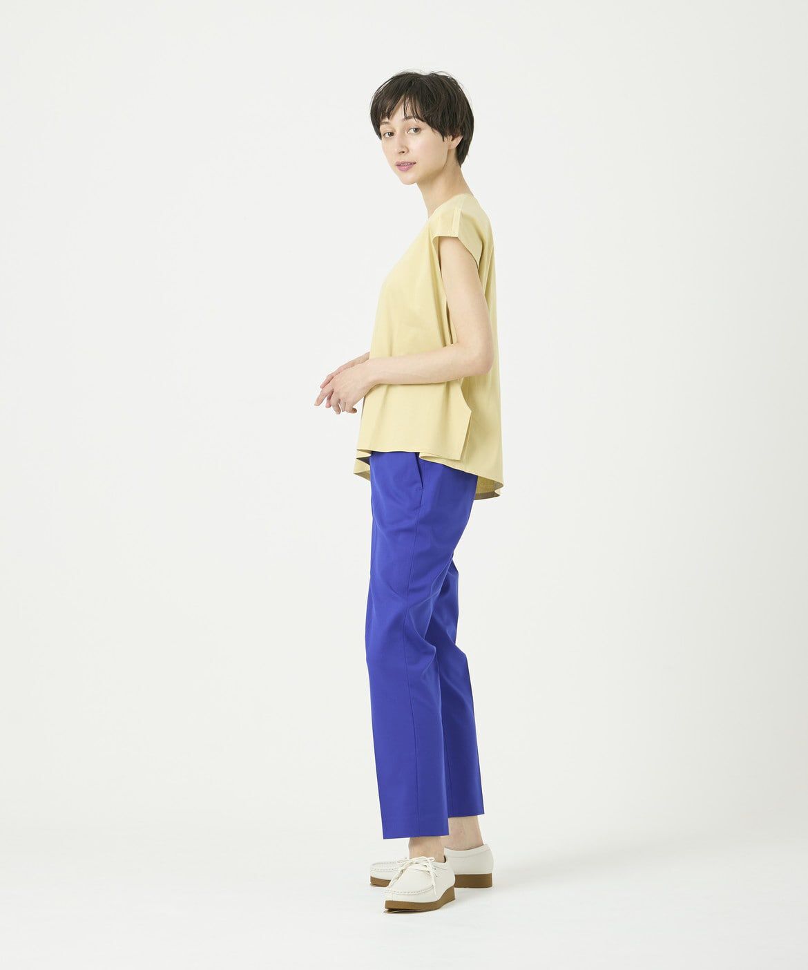 DAY by DAY it&rsquo;s international「スムースコットンアシンメトリーカットソー」|Tシャツ・カットソー|