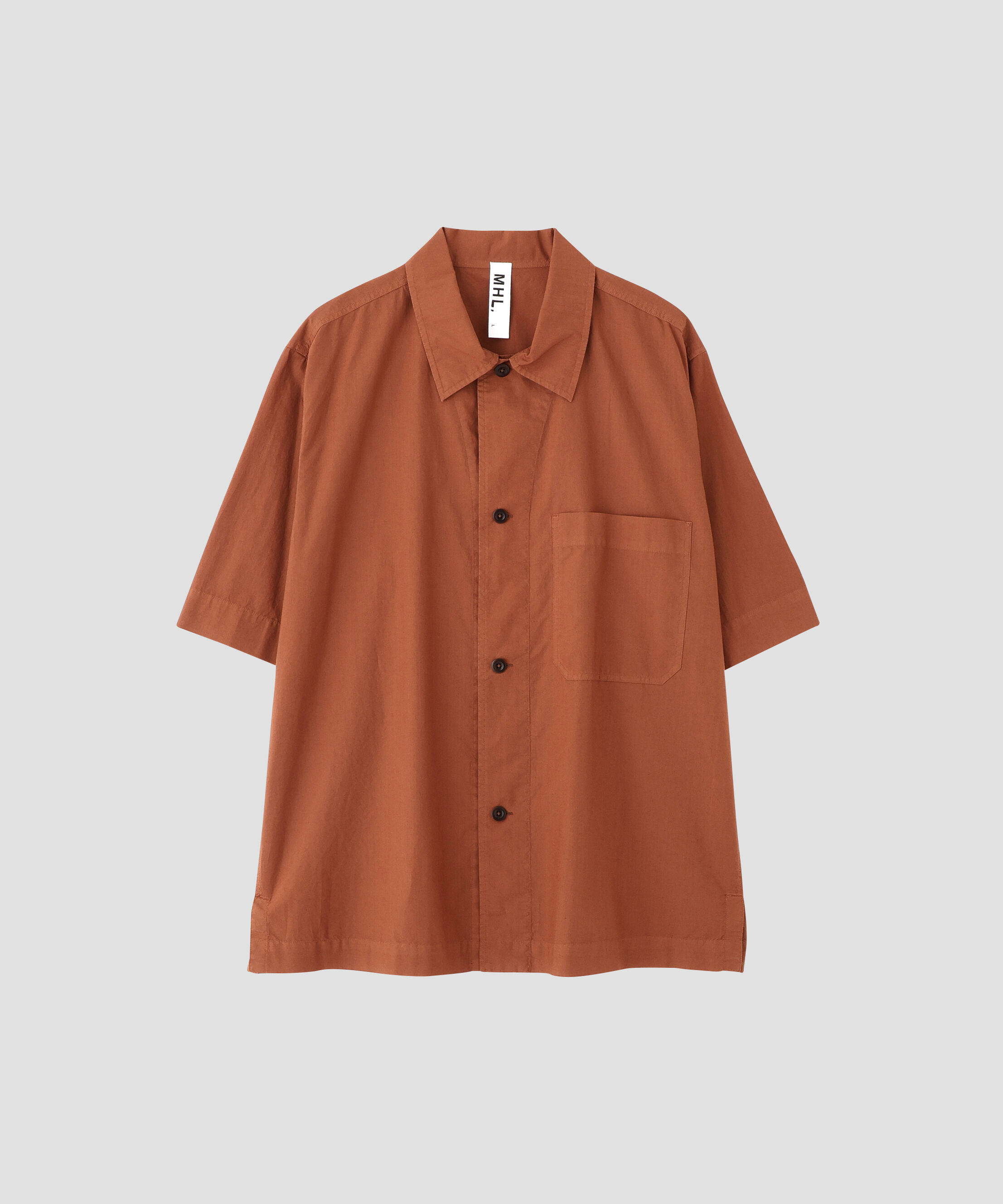 MHL.「COTTON RAMIE POPLIN SHIRT」|シャツ・ブラウス|