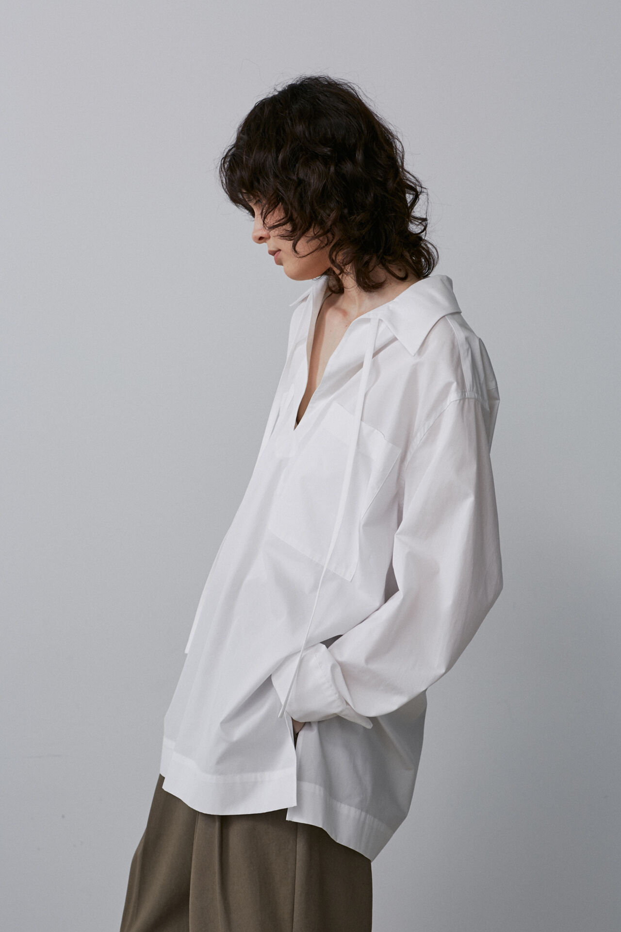 YLEVE 「YLEVE / COTTON TYPEWRITER P/O SH」|シャツ・ブラウス|