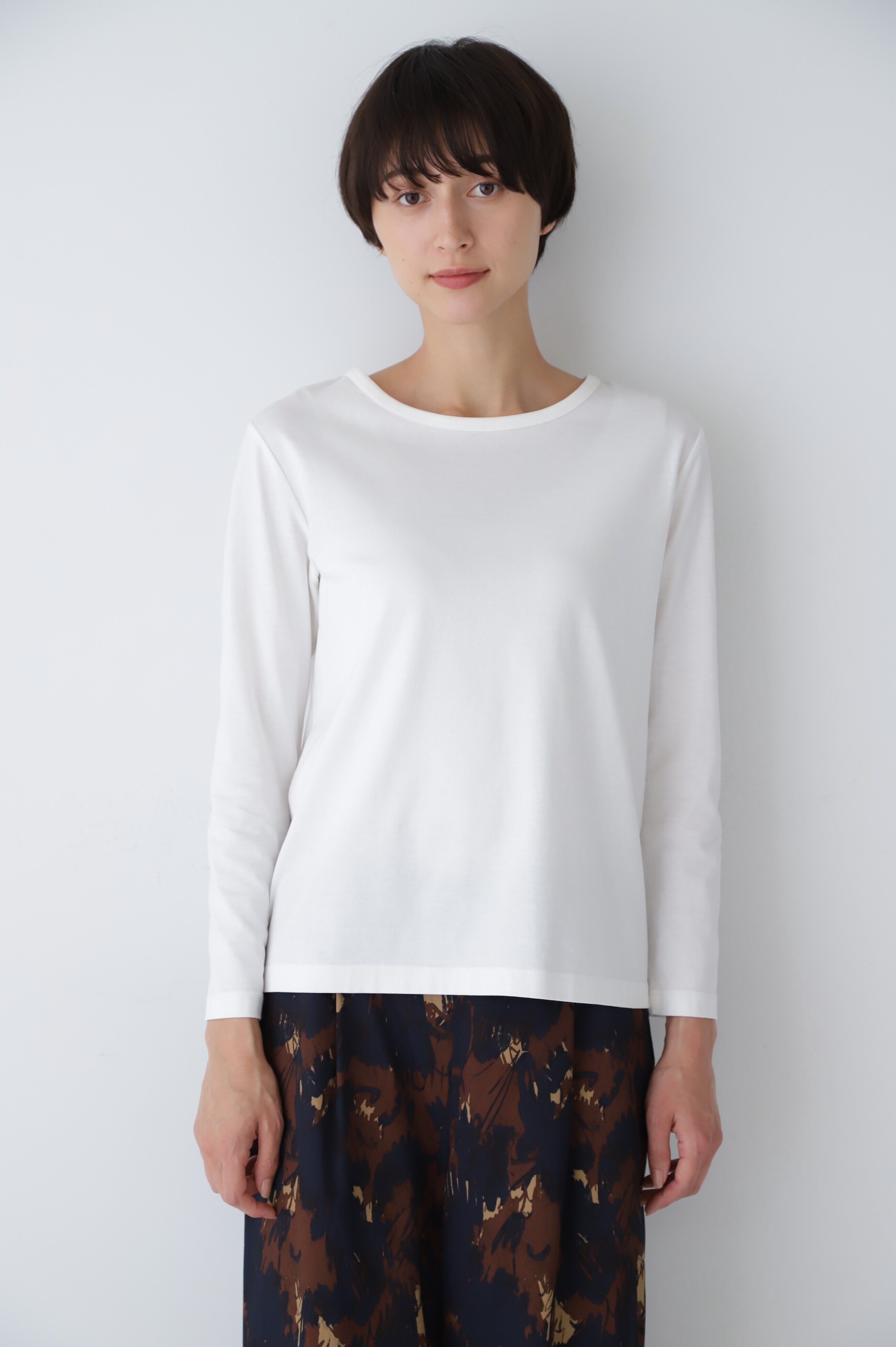  「オーガニック綿天竺長袖Ｔシャツ」|Tシャツ・カットソー|