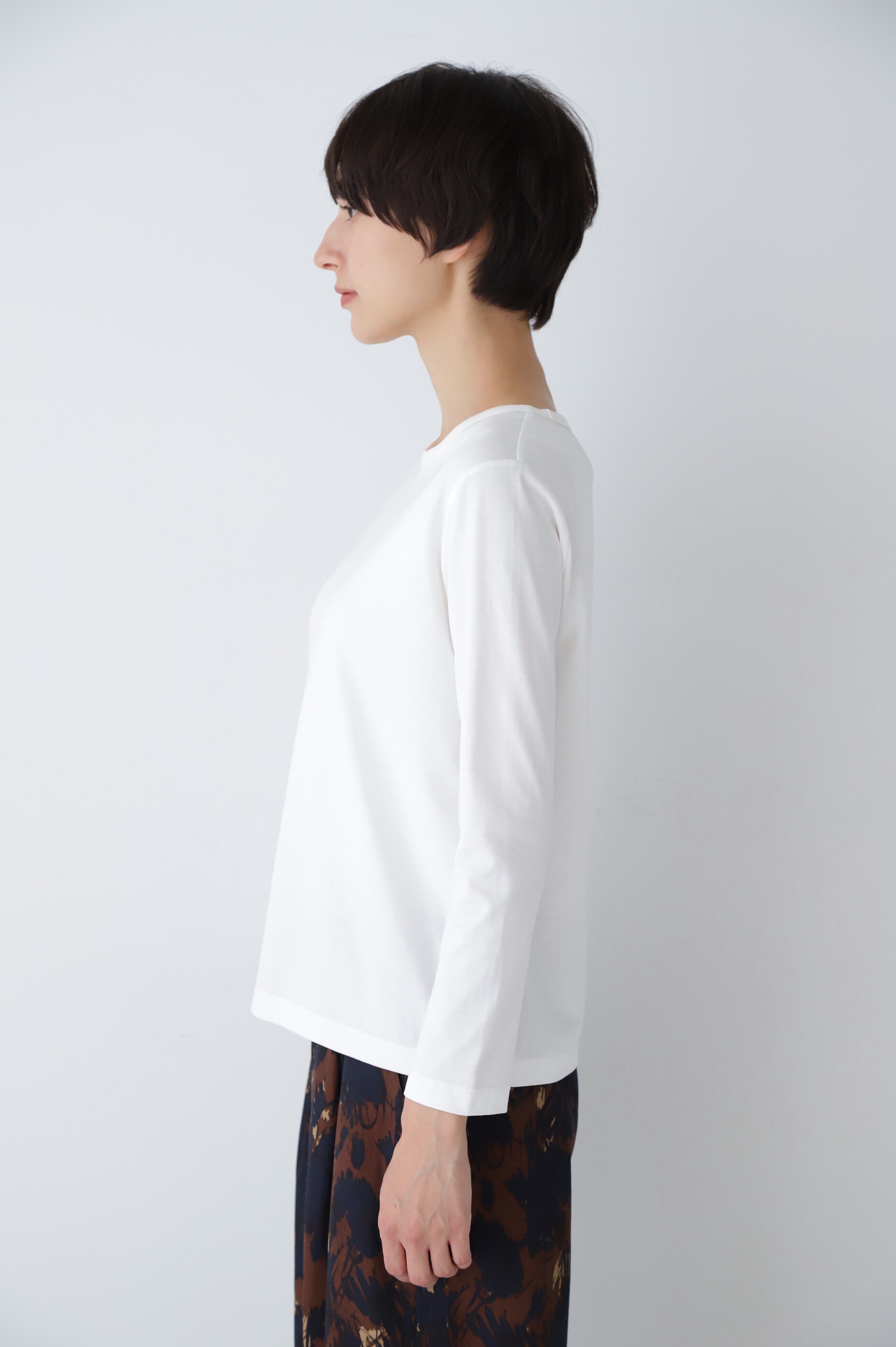  「オーガニック綿天竺長袖Ｔシャツ」|Tシャツ・カットソー|