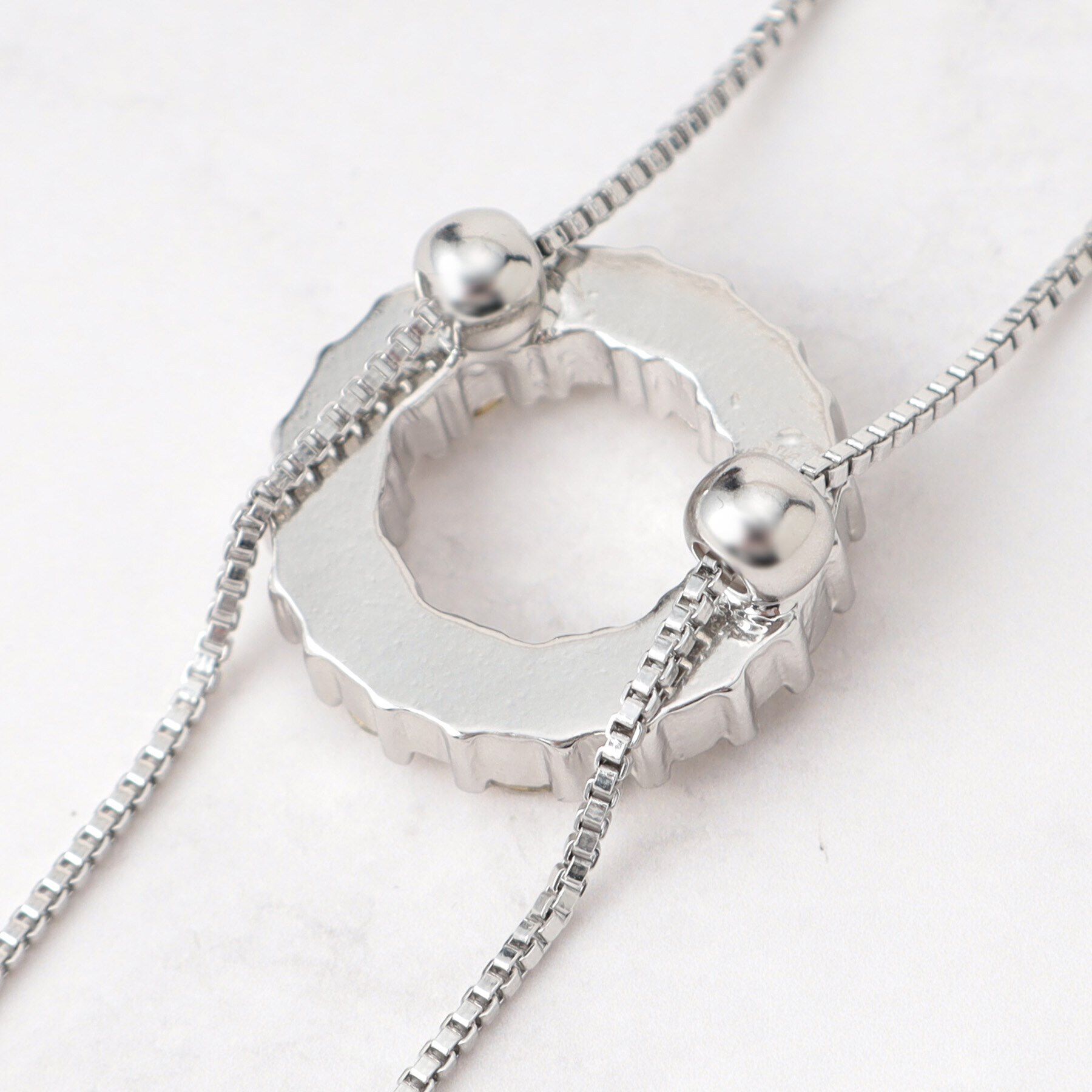 SHOO･LA･RUE「ビジューループタイネックレス」|ネックレス|