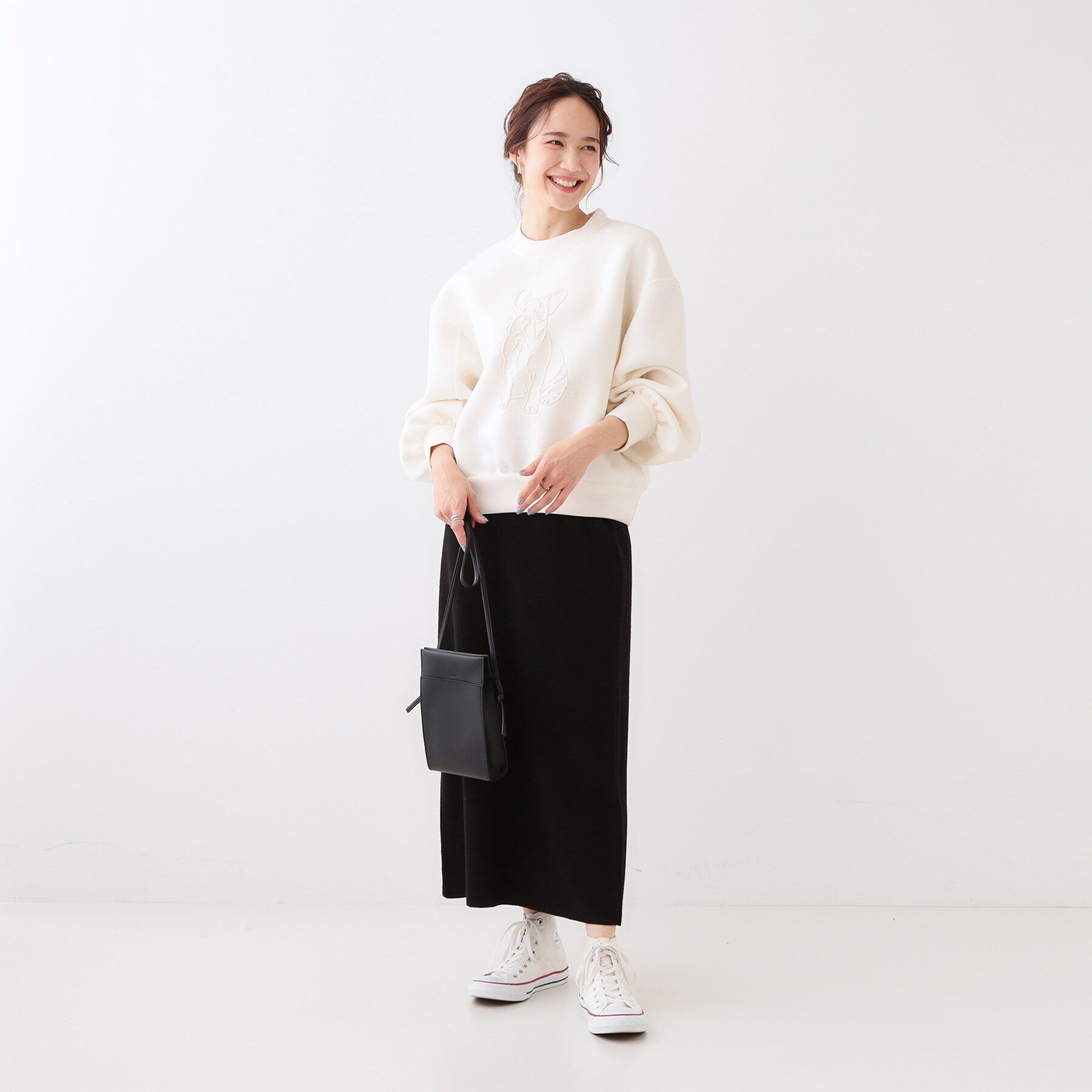 SHOO･LA･RUE「ドッグモチーフにこころ惹かれる　やわらかスウェット」|パーカー|
