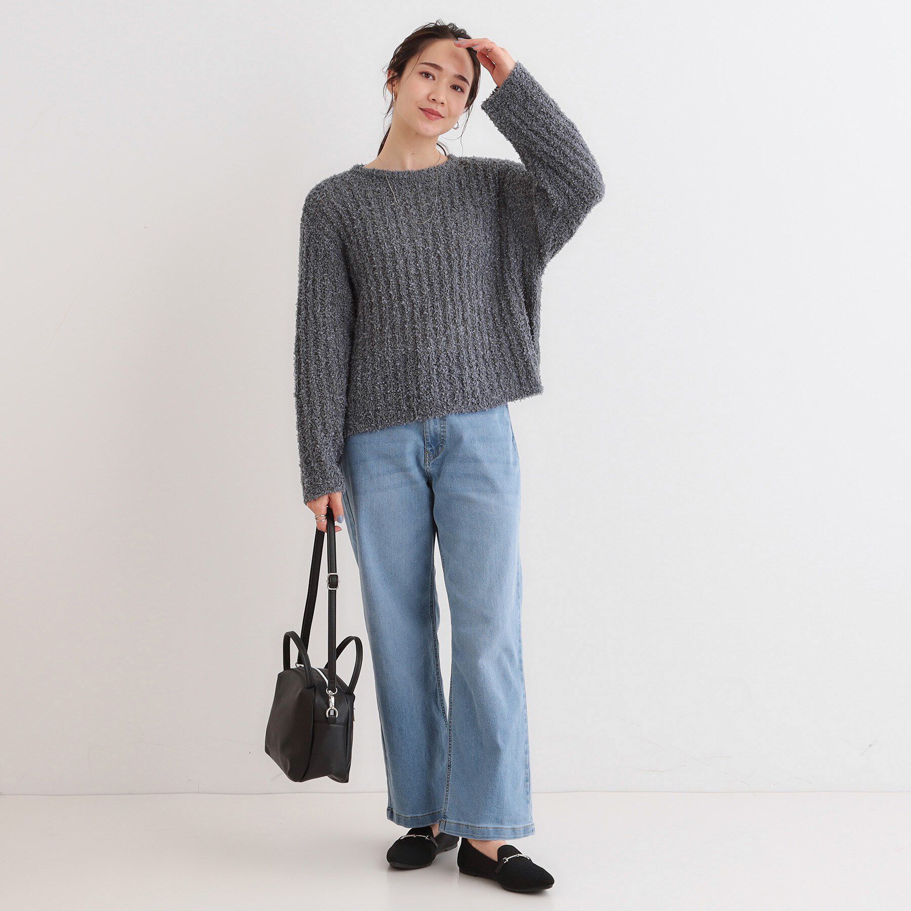 SHOO･LA･RUE「程よくエアリー テープヤーンニット」|ニット・セーター|