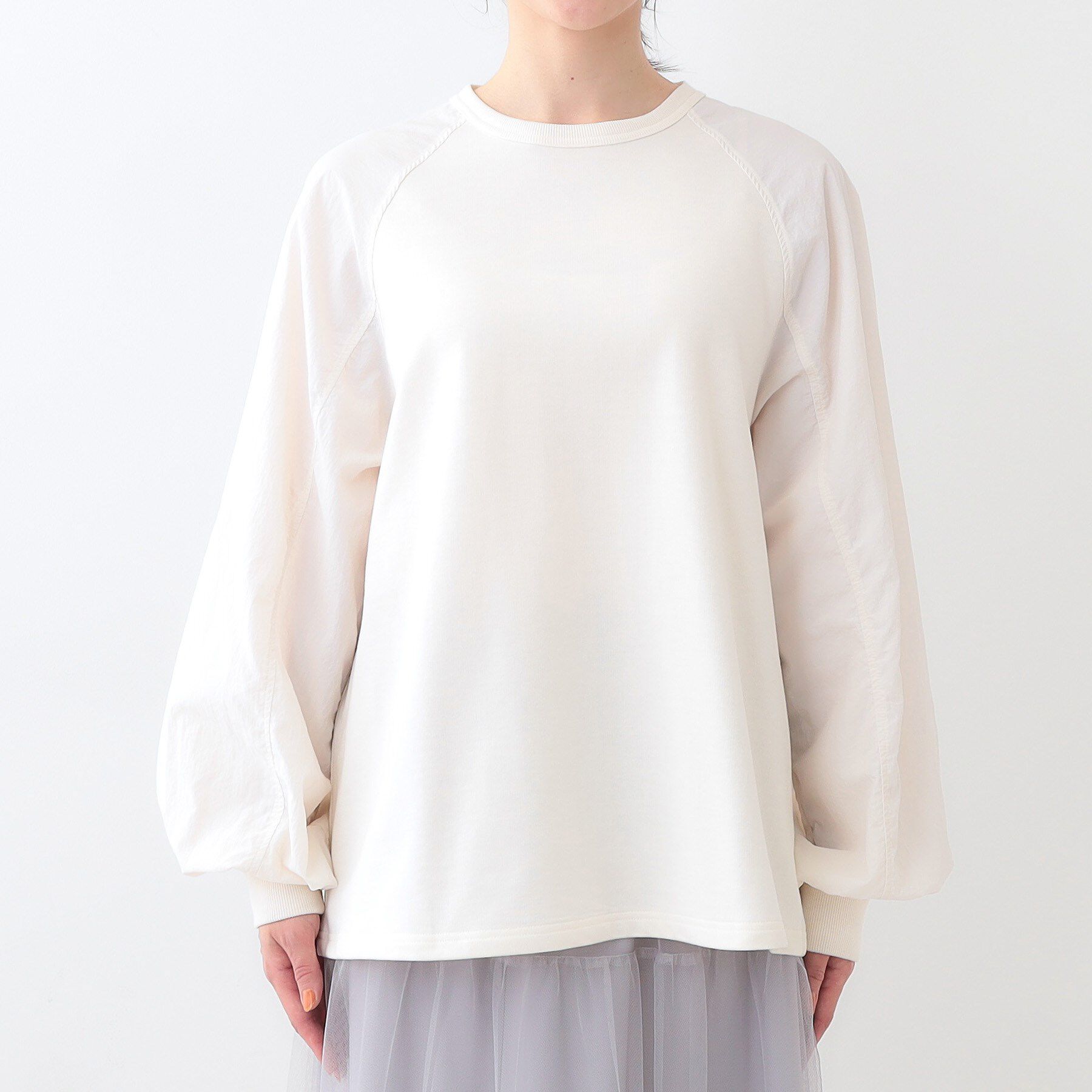 SHOO･LA･RUE「【洗える】季節の変わり目に ラグランナイロントップス」|Tシャツ・カットソー|