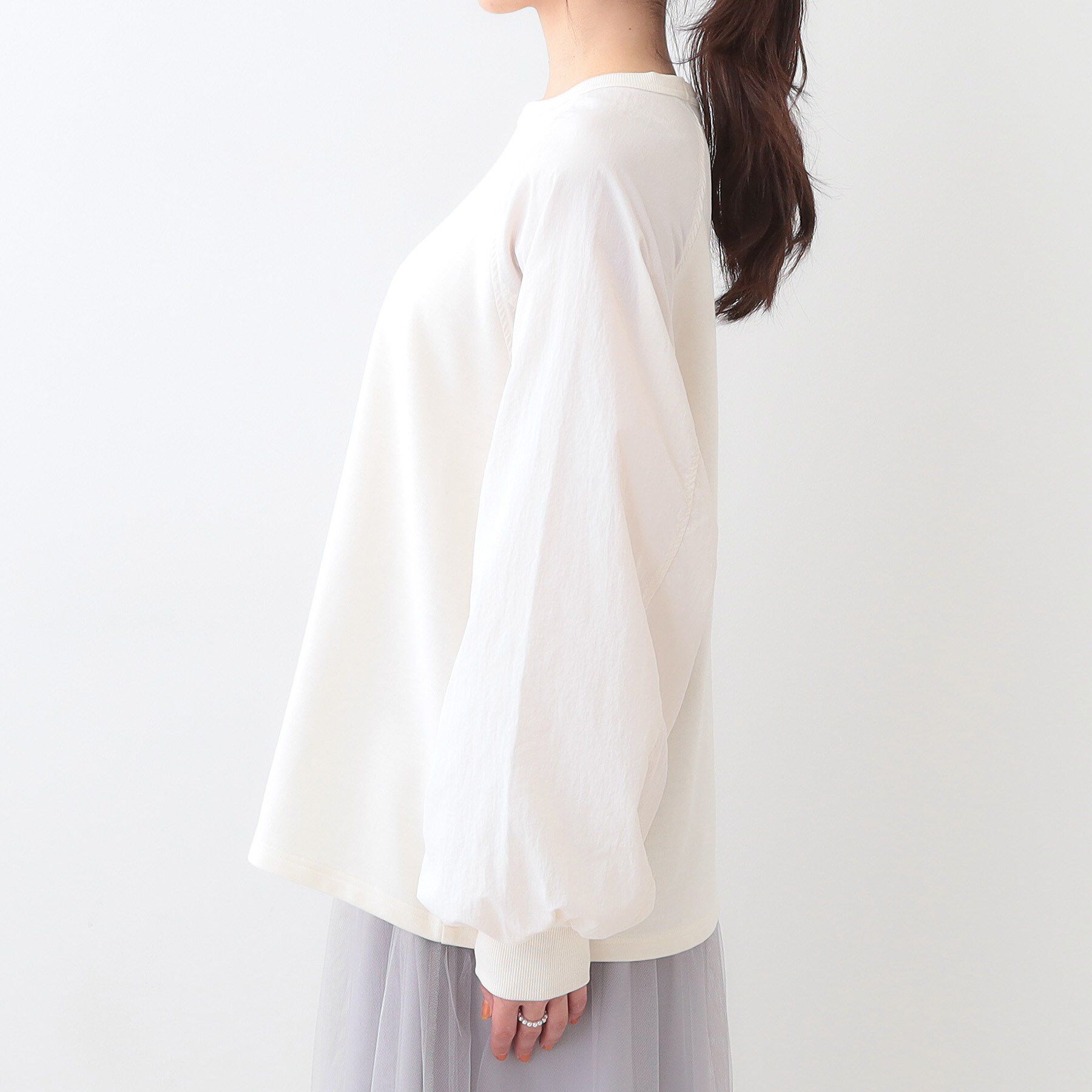SHOO･LA･RUE「【洗える】季節の変わり目に ラグランナイロントップス」|Tシャツ・カットソー|