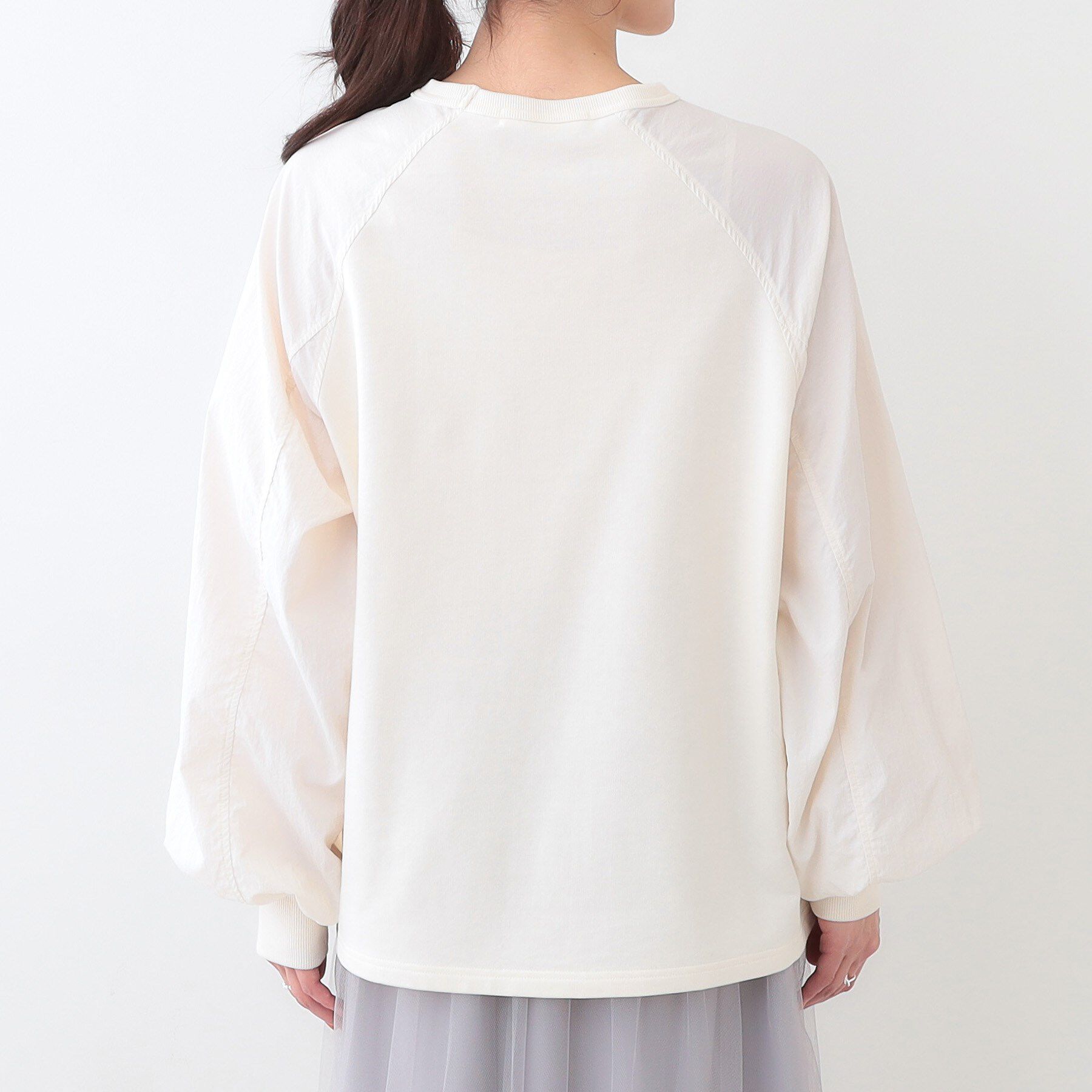SHOO･LA･RUE「【洗える】季節の変わり目に ラグランナイロントップス」|Tシャツ・カットソー|