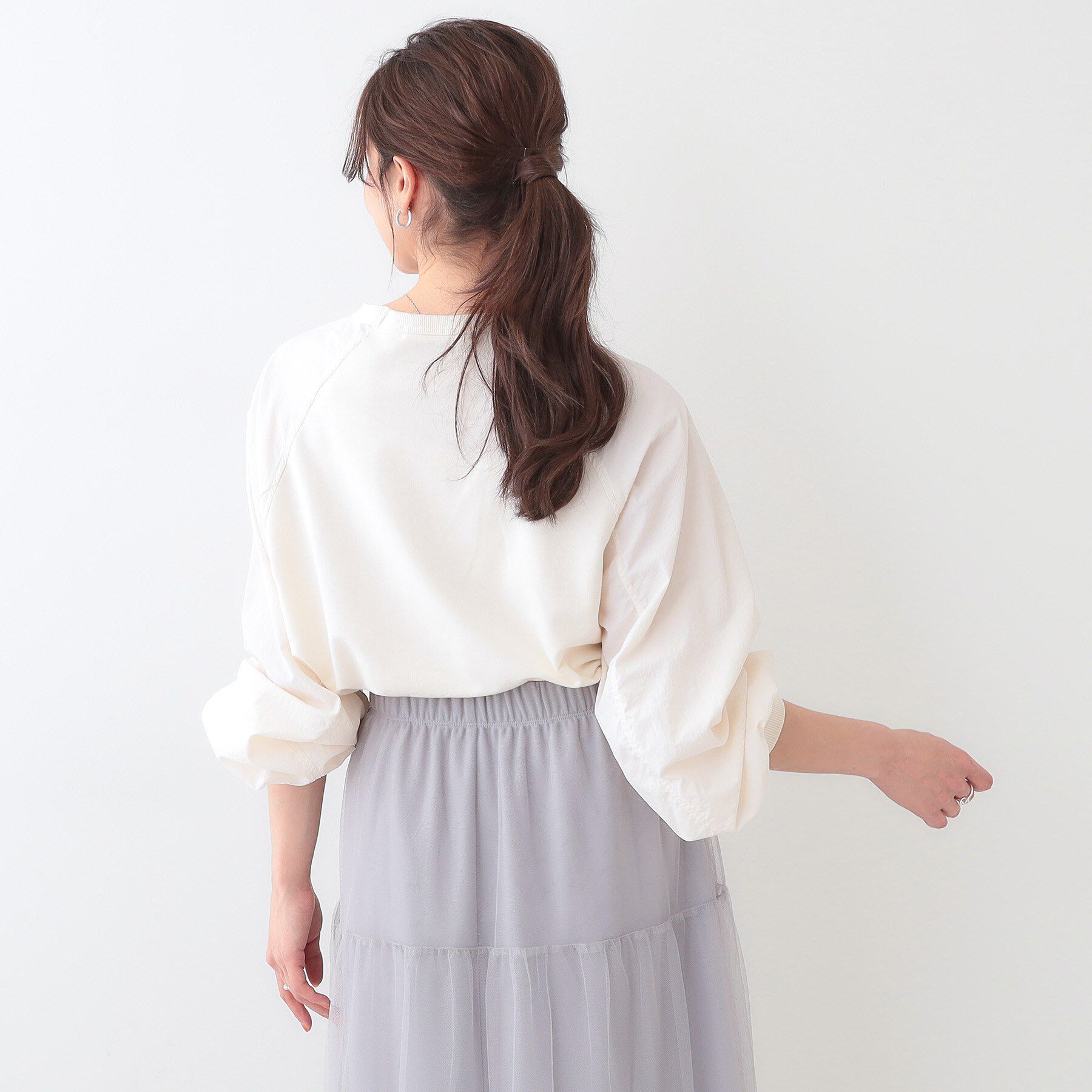 SHOO･LA･RUE「【洗える】季節の変わり目に ラグランナイロントップス」|Tシャツ・カットソー|