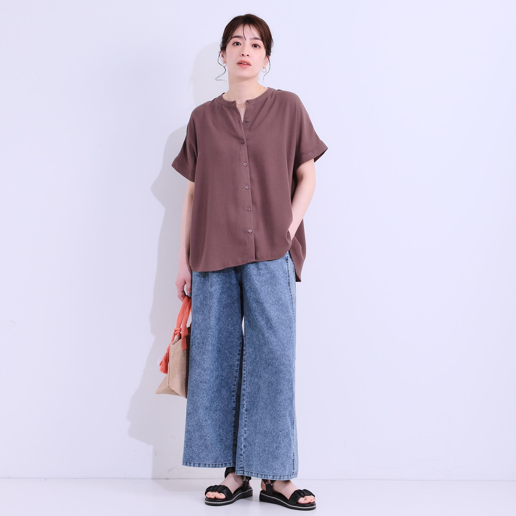 SHOO･LA･RUE「くしゅくしゅデザインが大人の抜け感をプラスする ギャザーベルトサンダル」|サンダル|