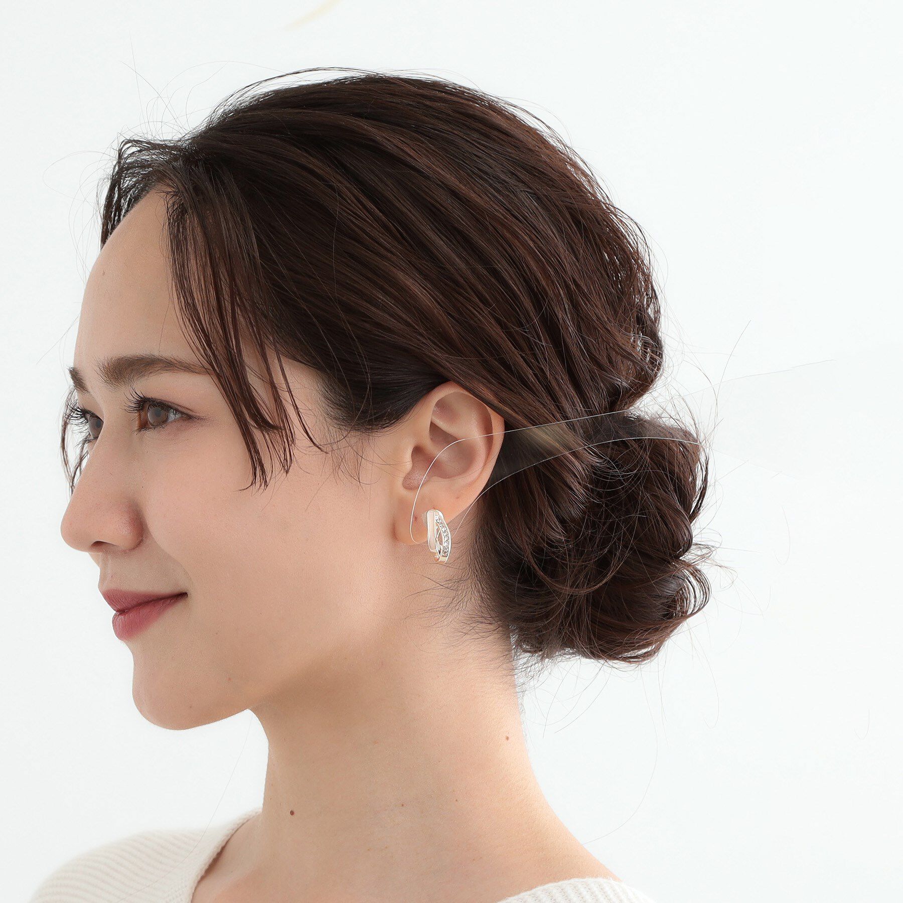 SHOO･LA･RUE「【痛くなりにくい】エポビジューイヤリング」|イヤリング|