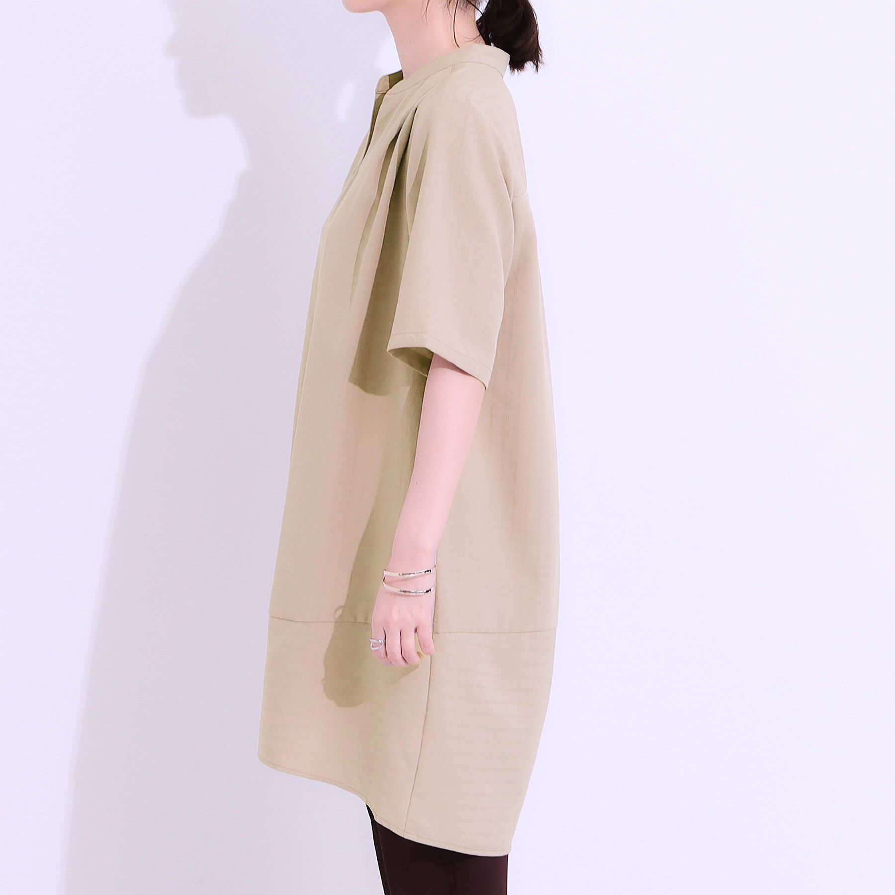 SHOO･LA･RUE「【洗える】楽に体型カバー叶う チュニックワンピース」|チュニック|