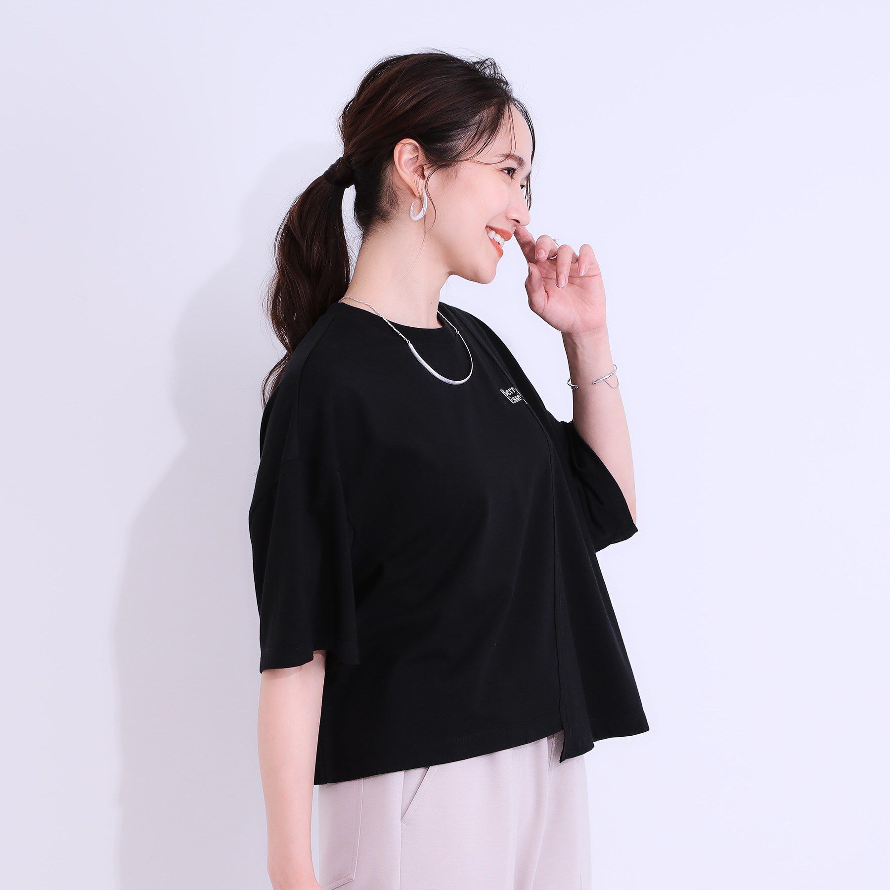 SHOO･LA･RUE「リメイク風Tシャツ」|Tシャツ・カットソー|