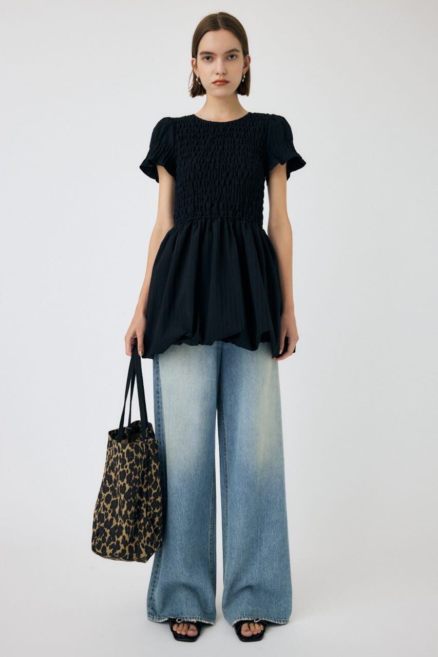 MOUSSY「GATHER BALLOON ミニドレス」|ワンピース|