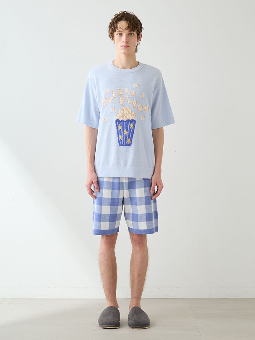 GELATO PIQUE HOMME「【HOMME】エアリーモコモチーフジャガードプルオーバー」|プルオーバー|
