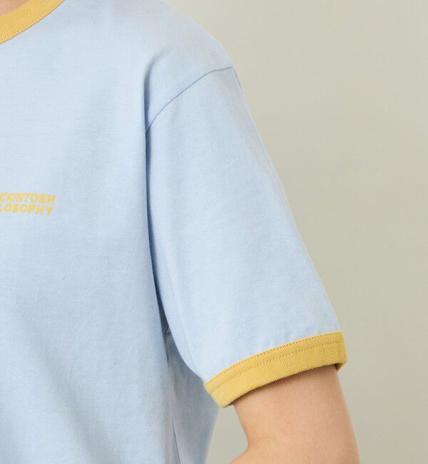 MACKINTOSH PHILOSOPHY「GREY LABEL リンガーロゴTシャツ」|Tシャツ・カットソー|