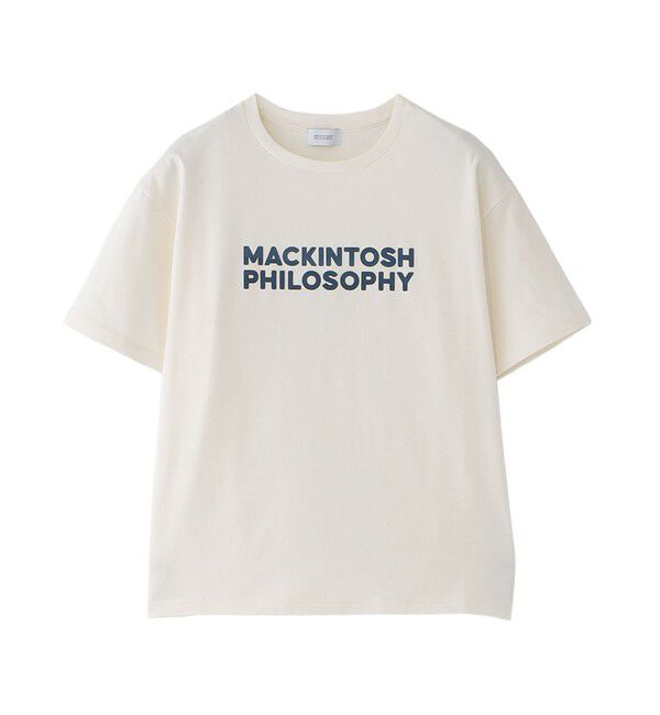MACKINTOSH PHILOSOPHY「【WEB&一部店舗限定】フロッキーロゴTシャツ」|Tシャツ・カットソー|オフホワイト1