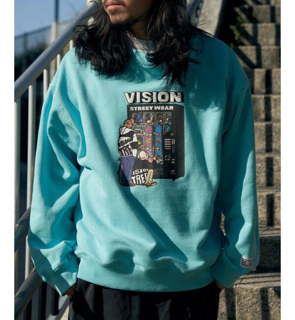 VENCE share style「VISION STREET WEAR ビジョンストリートウェア スケボー自販機トレーナー」|スウェット・ジャージ|