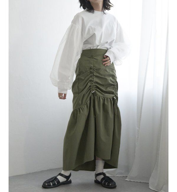 VENCE share style「ベネシャンギャザースカート」|スカート|