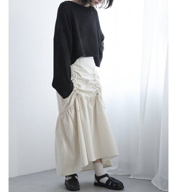 VENCE share style「ベネシャンギャザースカート」|スカート|