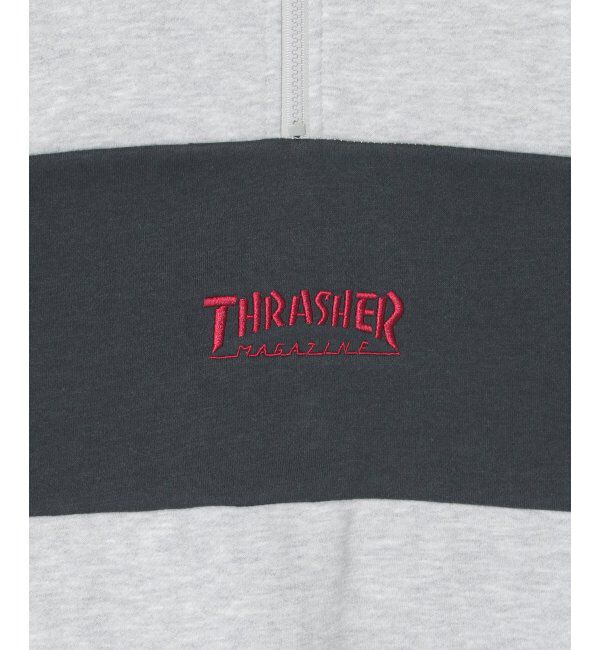 VENCE share style「THRASHER スラッシャー ハーフジップ」|スウェット・ジャージ|