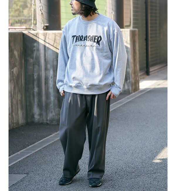 VENCE share style「THRASHER スラッシャー ロゴスウェット」|スウェット・ジャージ|