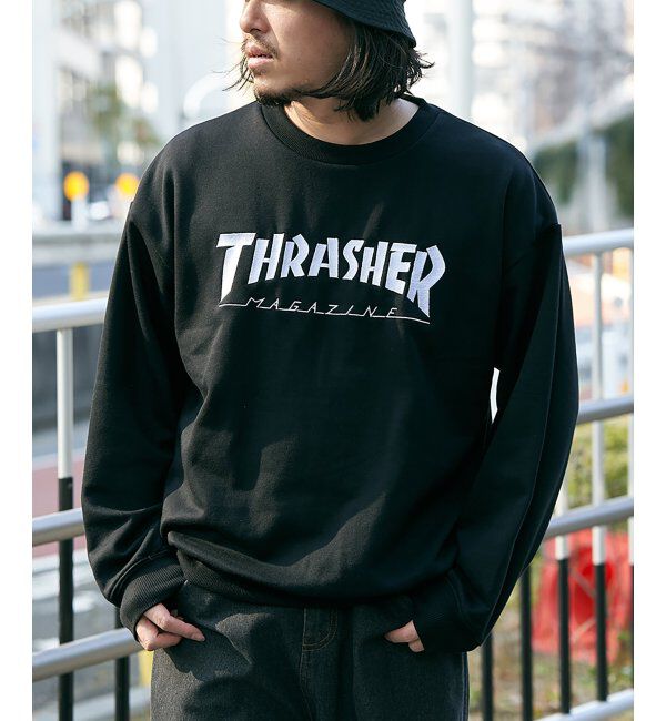 VENCE share style「THRASHER スラッシャー ロゴスウェット」|スウェット・ジャージ|