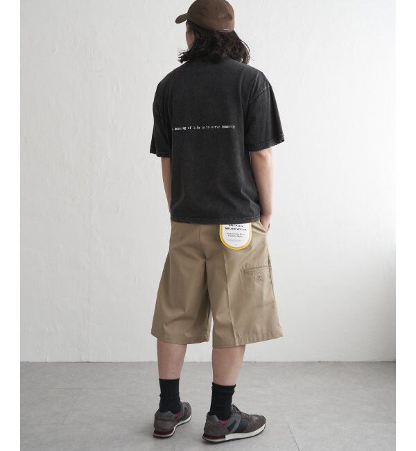 VENCE share style「スノーウォッシュ加工箔プリントTシャツ」|Tシャツ・カットソー|