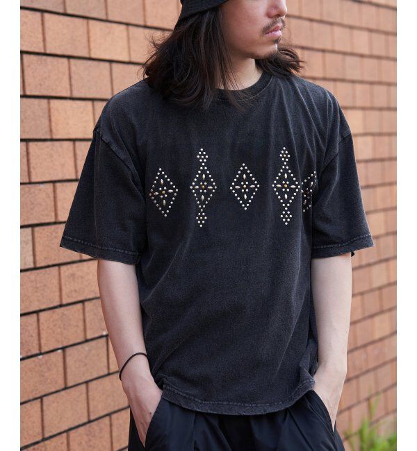 VENCE share style「スノーウォッシュ加工ホットフィットTシャツ」|Tシャツ・カットソー|ブラック