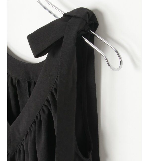 VENCE share style「クレープ肩リボンワンピース」|ワンピース|
