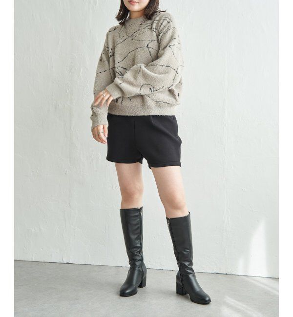 VENCE share style「ニュアンス柄シャガードプルオーバー」|ニット・セーター|