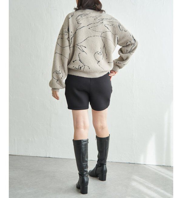 VENCE share style「ニュアンス柄シャガードプルオーバー」|ニット・セーター|