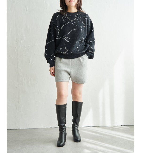 VENCE share style「ニュアンス柄シャガードプルオーバー」|ニット・セーター|