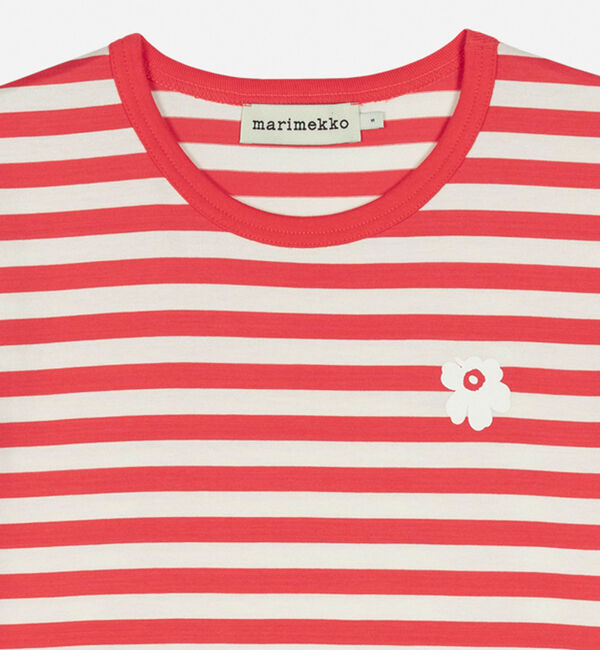 Marimekko「Tasaraita Unikko Tシャツ」|シャツ・ブラウス|