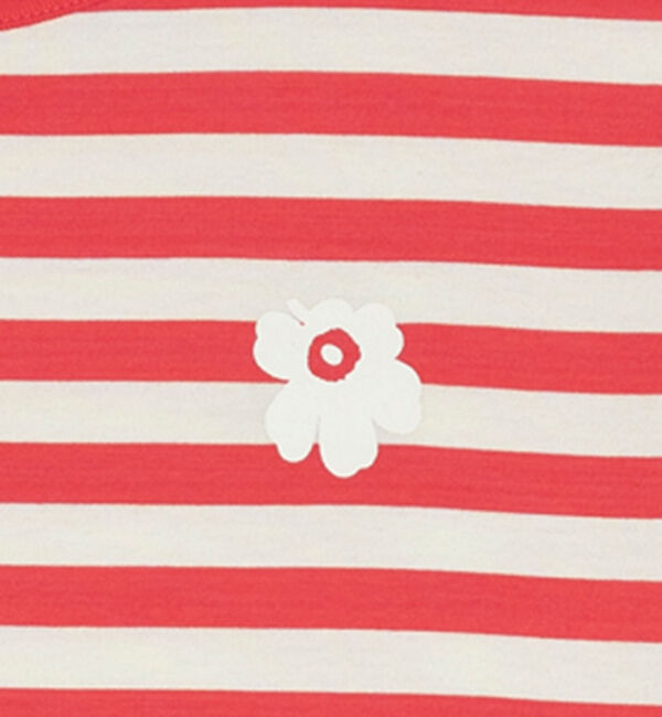 Marimekko「Tasaraita Unikko Tシャツ」|シャツ・ブラウス|