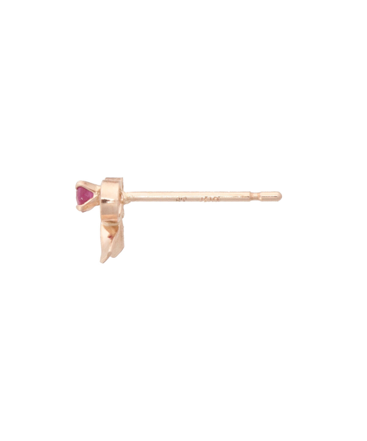 Samantha Tiara「K10 PG リボンモチーフピアス≪7月 誕生石≫」|ピアス|