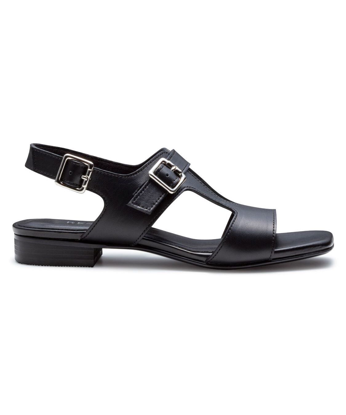 REGAL SHOES「REGAL 【新作】フラットサンダル【ヒール15mm】　商品コード：F01SAH」|サンダル|ブラック