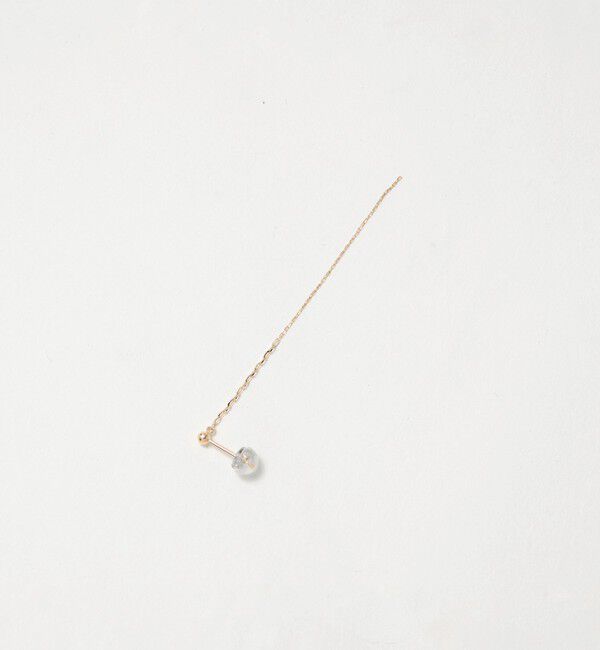 UNITED ARROWS「＜les bonbon＞K10 CMB チェーン ピアス」|ピアス|