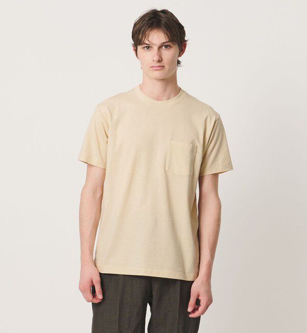 UNITED ARROWS「サンホーキンコットン テンジク ポケット Tシャツ」|Tシャツ・カットソー|