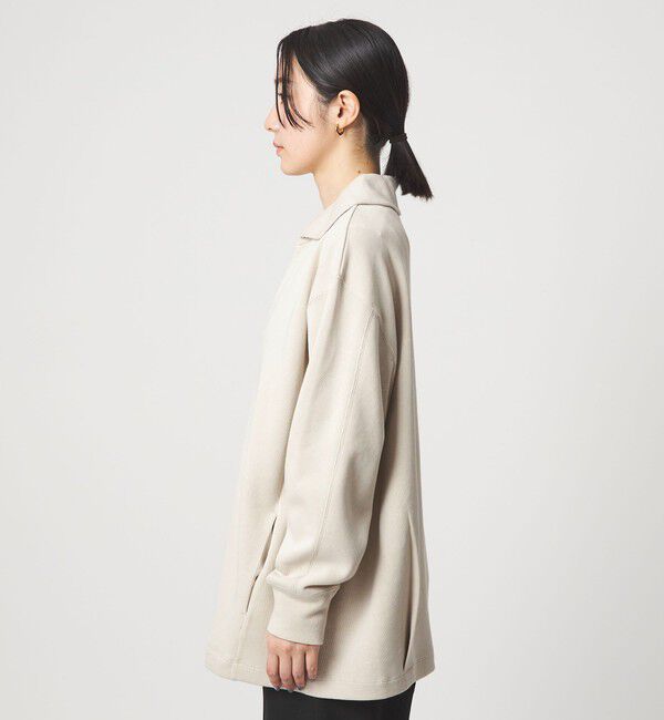 UNITED ARROWS green label relaxing「【WEB限定】＜at ease＞ダブルフェイス エリツキ プルオーバー カットソー」|Tシャツ・カットソー|