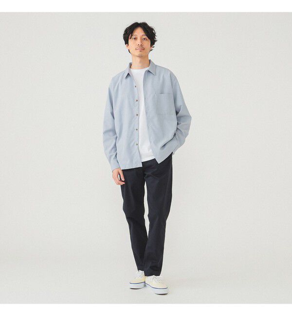 BEAMS「BEAMS｜ストレッチテーパードチノ｜チノパン｜スリムフィット｜ロングセラー 定番｜ビジカジ 休日スタイル」|チノ|